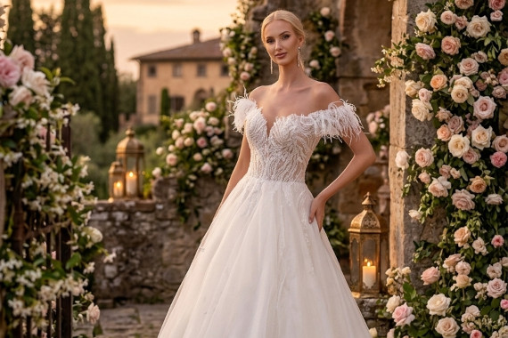 aabito  da sposa alta moda  