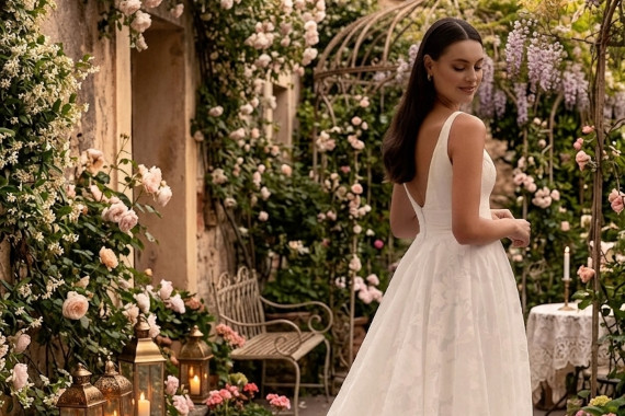 abito  da sposa sartoriale 
