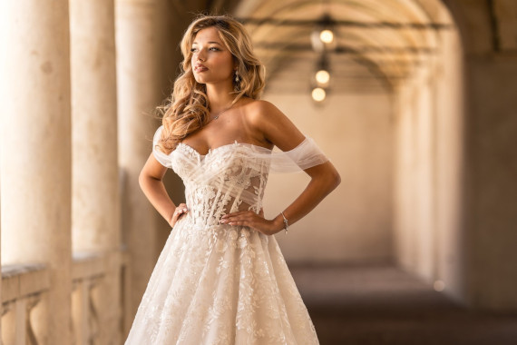 abito sposa modello ibiscus