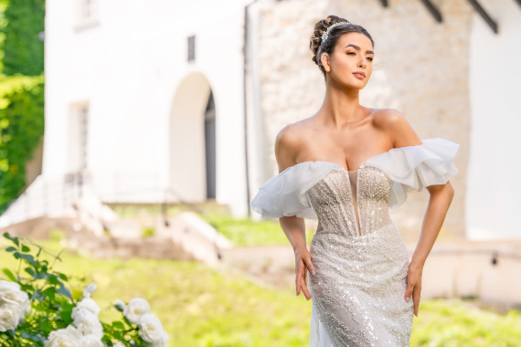 abito sposa modello lavanda